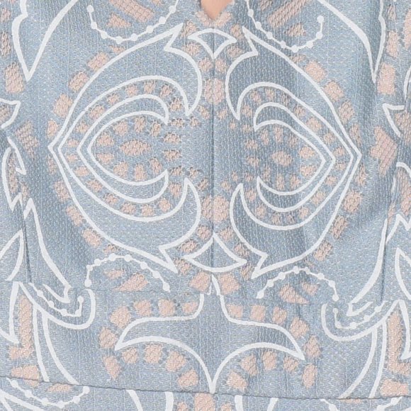 BCBGMAXAZRIA Ava Cut Out Gown Blue Frost Size 2 - Picture 6 of 9